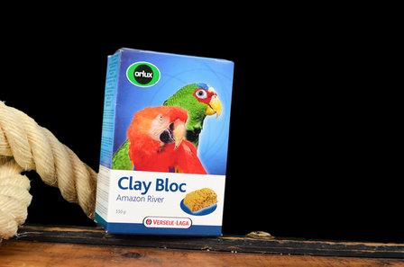 clay blok voor papegaaien