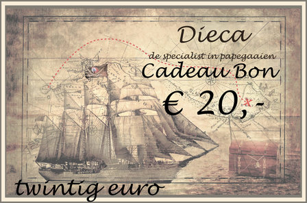 3* Dieca cadeaubon &euro; 20,-