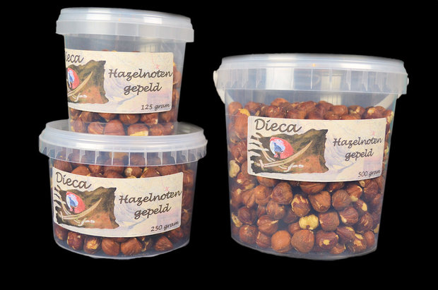 Hazelnoten gepeld 500 gram