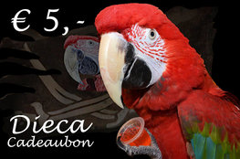 1* Dieca cadeaubon € 5,-